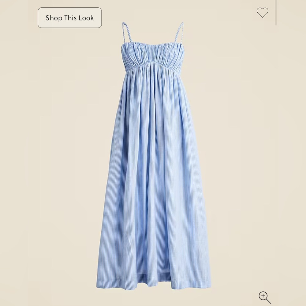 Jcrew Midi dress in stripe